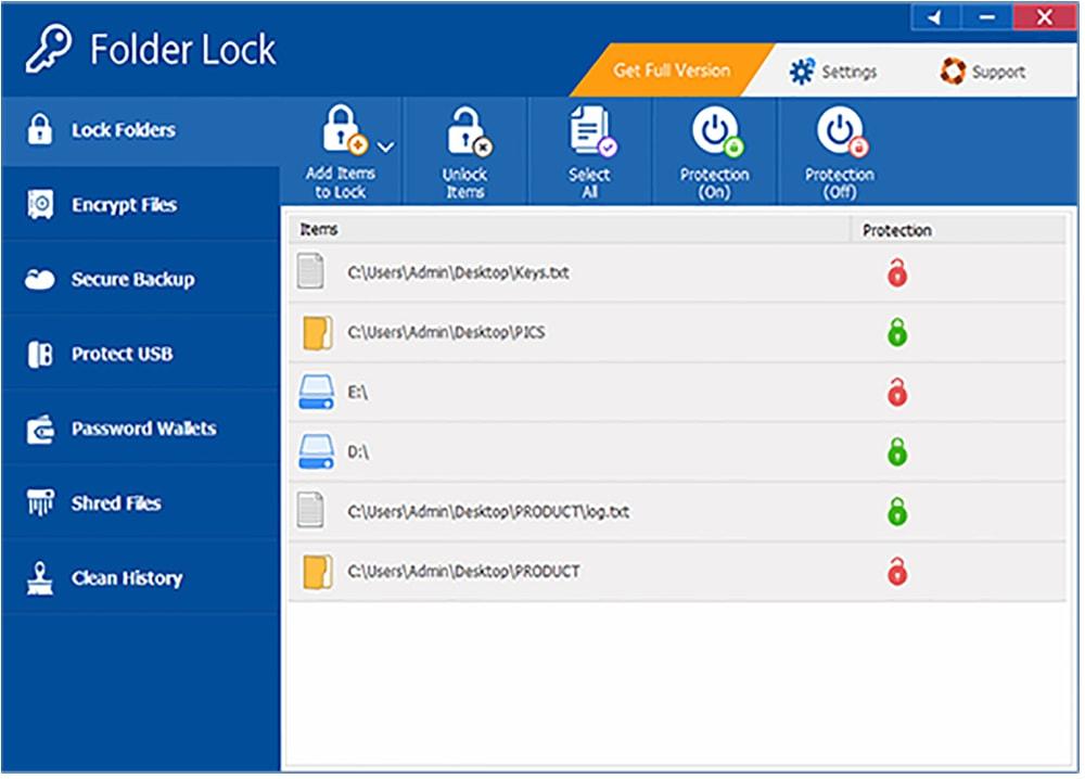 freeware folder lock